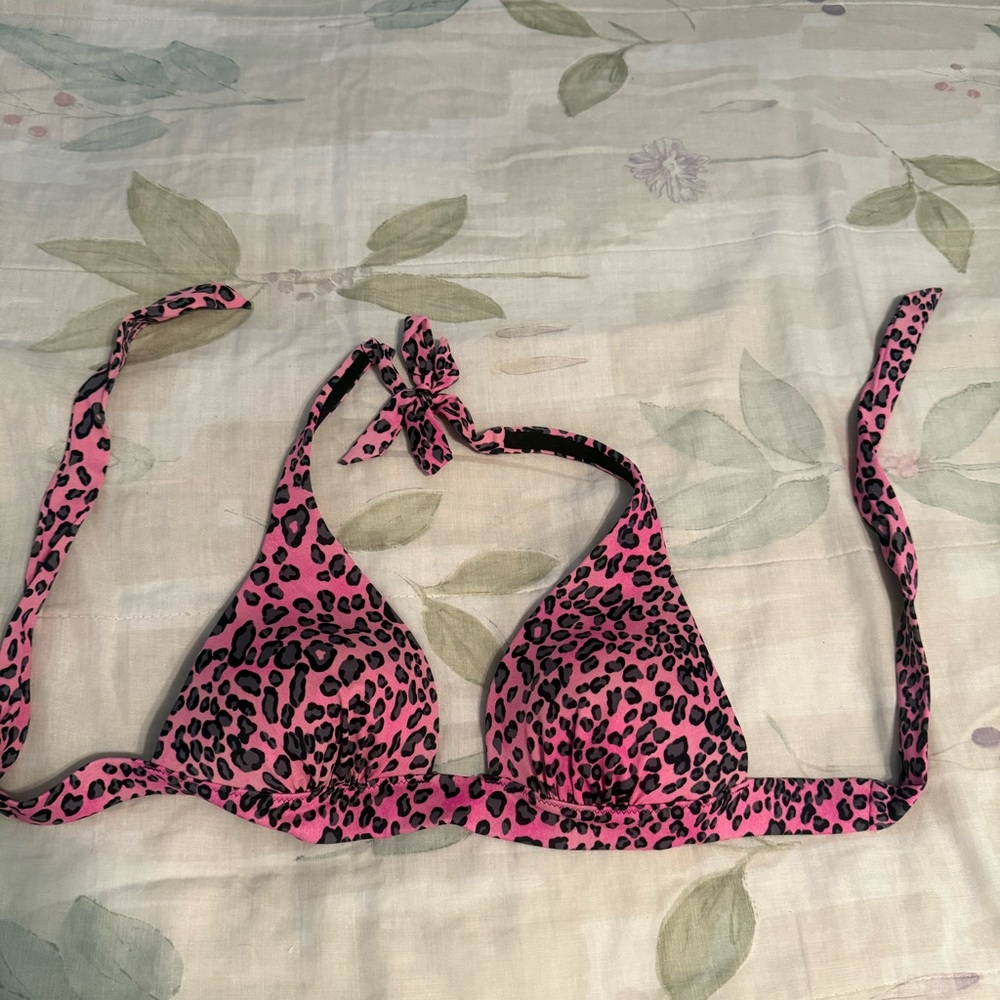 Victoria's Secret Pink Leopard Bikini Top